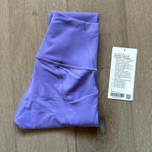 EUC wunder train tight pocket 25" dark lavender size 2 lululemon